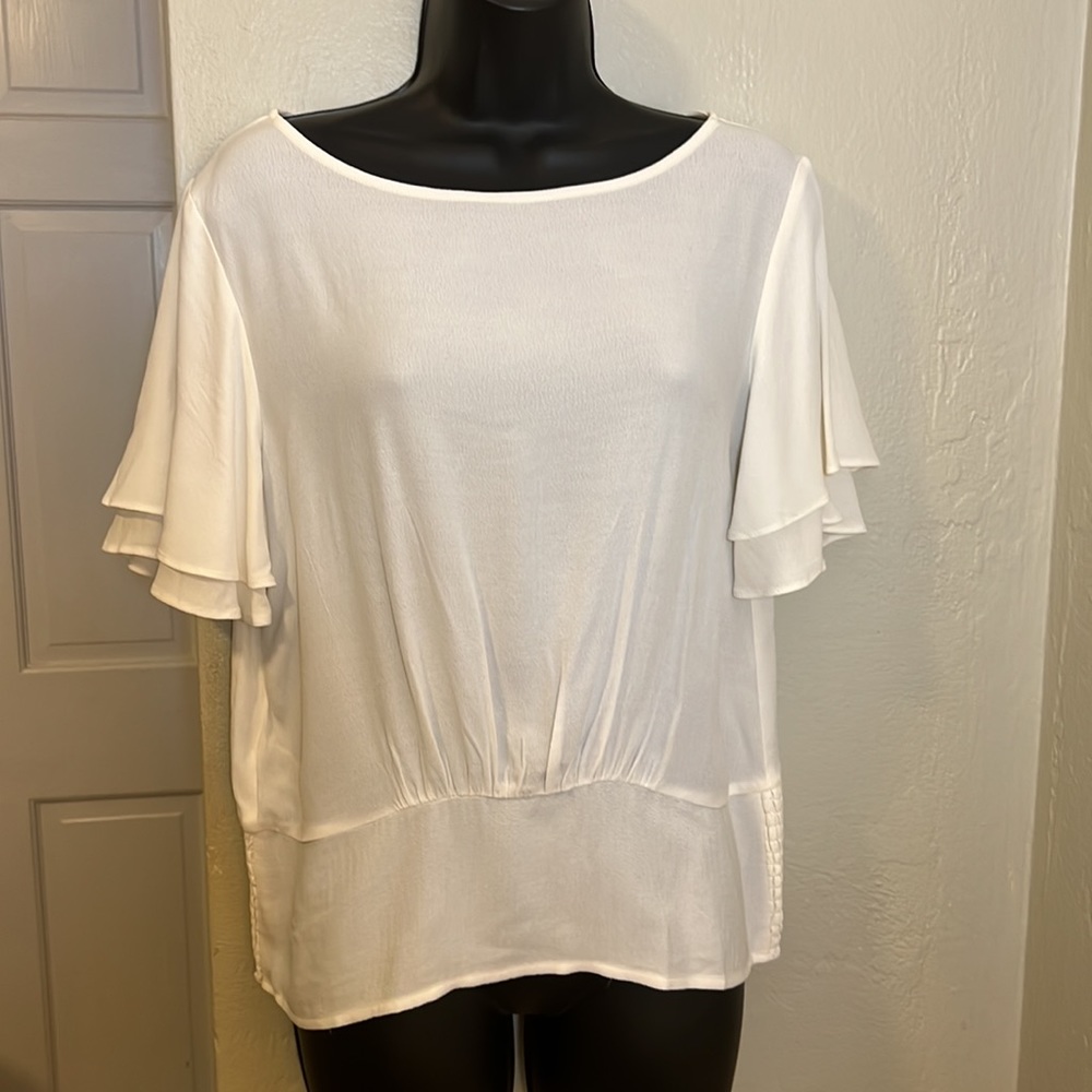 Ann Taylor Small Tulip sleeve top